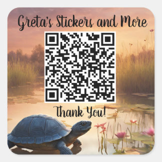 ビジネスQRコード スクエアシール