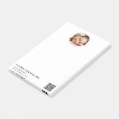 *~*ビジネスQRシンプルフォミニマルトロゴAP8 ポストイット (アングル)