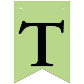 ビジネスWebサイトの緑の名前の写真 バンティングフラッグ (第2の旗)