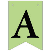 ビジネスWebサイトの緑の名前の写真 バンティングフラッグ (第3の旗)