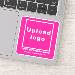 ビジネスWebサイトPink Square Vinylステッカー シール