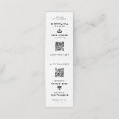 ビジネスWebサイトWifiつながりパスワードQRコード ロイヤリティカード (外部開封)