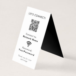 ビジネスWebサイトWifiつながりパスワードQRコード 名刺