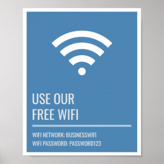 ビジネスWifiアクセス ポスター