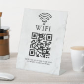 ビジネスWiFiネットワークQRコードカスタマイズ 台座サイン (インサイチュ)