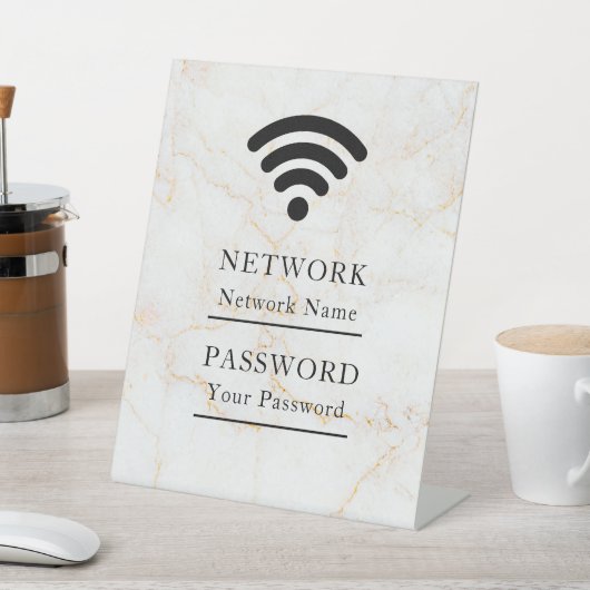ビジネスWiFiモダンネットワーク 台座サイン (インサイチュ)