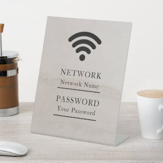 ビジネスWiFiモダンネットワーク 台座サイン