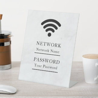 ビジネスWiFiモダンネットワーク 台座サイン