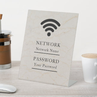 ビジネスWiFiモダンネットワーク 台座サイン