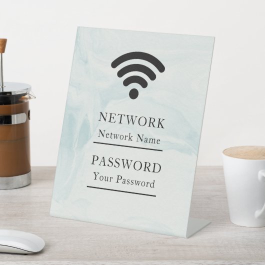 ビジネスWiFiモダンネットワーク 台座サイン (インサイチュ)