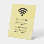ビジネスWiFiモダンネットワーク 台座サイン (正面)