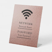 ビジネスWiFiモダンネットワーク 台座サイン (正面)