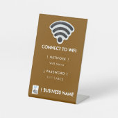 ビジネスWiFi モダン ネットワーク台座 台座サイン (正面)