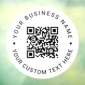 ビジネミニマルスQRコード白走査可能 ウィンドウサイン (シート3)