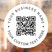 ビジネミニマルスQRコード白走査可能 ウィンドウサイン (シート2)