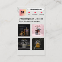 ビジネモダンスカードQRコード写真コラージュ