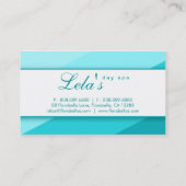 ビジネモダンス・カードサロンスパストライプTB 名刺 (裏面)