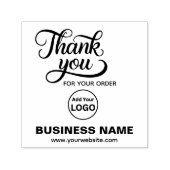 ビジネ企業のスありがとう| ロゴの追加 セルフインキングスタンプ (デザイン)