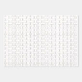 ビジネ企業のス・ブランドのロゴの切り替えエレガント ラッピングペーパーシート (正面3)