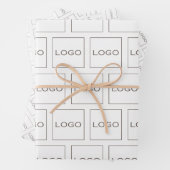 ビジネ企業のス・ブランドのロゴの切り替えエレガント ラッピングペーパーシート (インサイチュ)