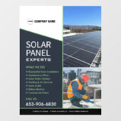 ビジネ太陽のス・サービス・ウィンドウの固定 ウィンドウサイン (シート)