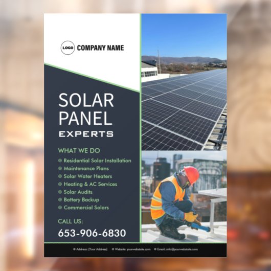 ビジネ太陽のス・サービス・ウィンドウの固定 ウィンドウサイン (シート2)