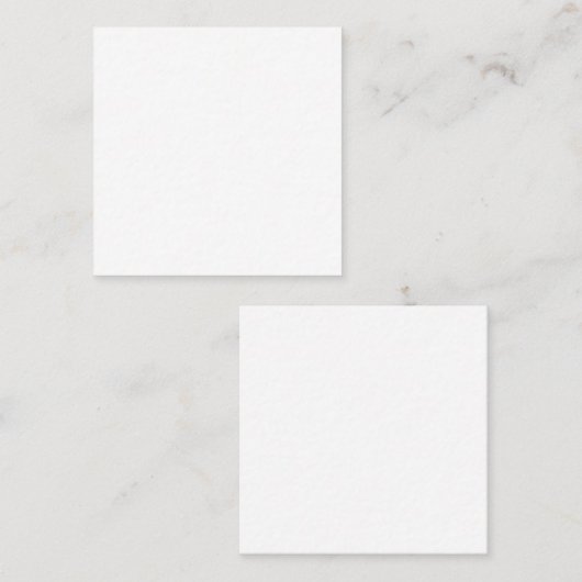 ビジネ空白のス・カード2.5インチx2.5インチ スクエア名刺 (正面/裏面)