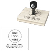 ビジパーソナライズされたネスロゴ(大) ラバースタンプ (押印)