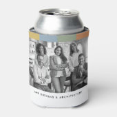 ビジモダンネスの白黒写真 缶クーラー (缶正面)