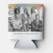 ビジモダンネスの白黒写真 缶クーラー (正面)