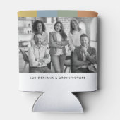 ビジモダンネスの白黒写真 缶クーラー (裏面)