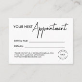 ビジモダンネスロカスタムゴシンプル 予約カード (正面)