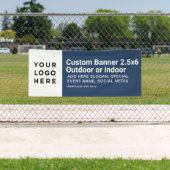 ビジモダンネスロゴプロフェッショナル2.5'x6' 横断幕 (インサイチュ)