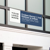 ビジモダンネスロゴプロフェッショナル2.5'x6' 横断幕 (ビルの外側)