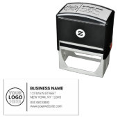 ビジモダンネスロゴ大差出人住所 セルフインキングスタンプ (インサイチュ)