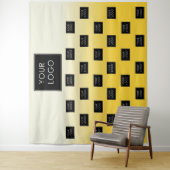 ビジモダンネスロゴ黄グラデーション色背景 タペストリー (インサイチュ)