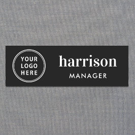 ビジモダンネスロゴ黒 名札