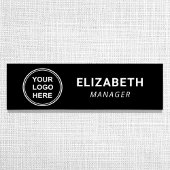 ビジモダンネスロゴ黒 名札