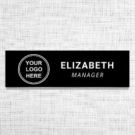 ビジモダンネスロゴ黒 名札