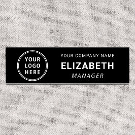 ビジモダンネスロゴ黒 名札