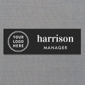 ビジモダンネスロゴ黒 名札