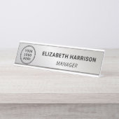 ビジモダンネスロゴ デスクネームプレート (正面)