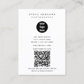 ビジモダンネスロミニマルゴ写真 名刺 (裏面)