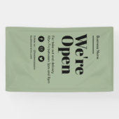 ビジモダンネス向けにグリーンオープン 横断幕 (横)