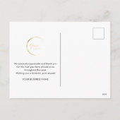 ビジモダン企業のネス・ホリデー・カード シーズンポストカード (裏面)