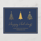 ビジモダン企業のネス・ホリデー・カード シーズンポストカード (正面)