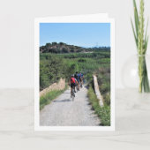 ビジャマルシャントのサイクリストの肖像、バレンシア、スペイン語 カード (正面)