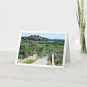 ビジャマルシャントの風景, バレンシア, スペイン, スペイン語 カード (正面)