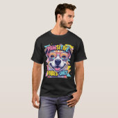 ビジュアルだけ Funny Dog Tシャツ � かわいい犬 (正面フル)