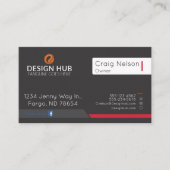 ビジュアルアートデザイン名刺 名刺 (正面)